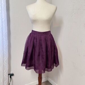 Elizabeth & James SERAFINA Silk Mini Full Skirt Women Size 4 Swifty Girly Ballet